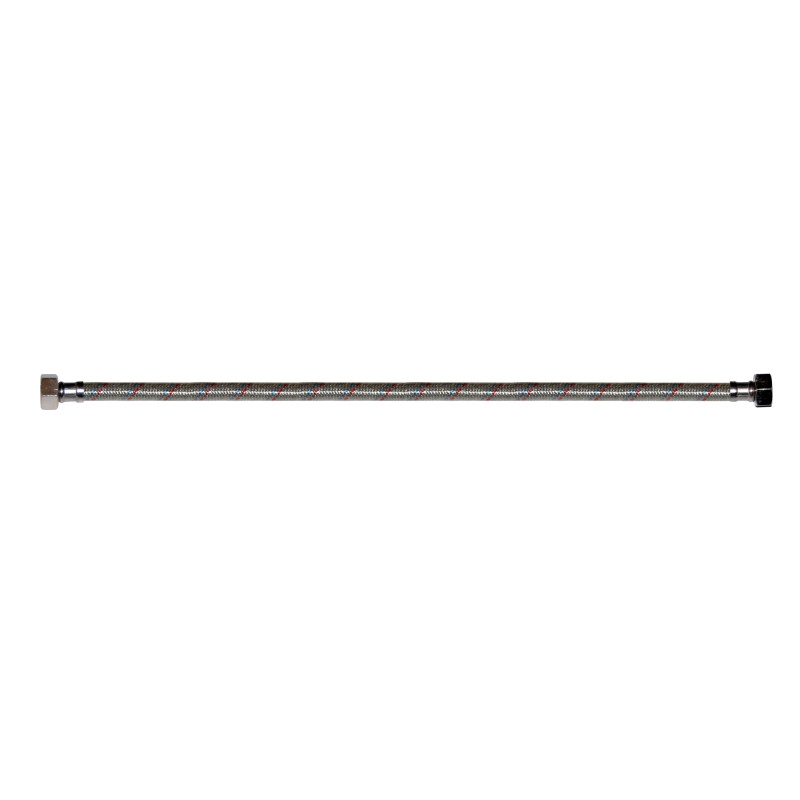 Racord flexibil apa, EPDM + tresa metalica, cu protectie PVC, 1/2" - 1/2 ", L 600 mm