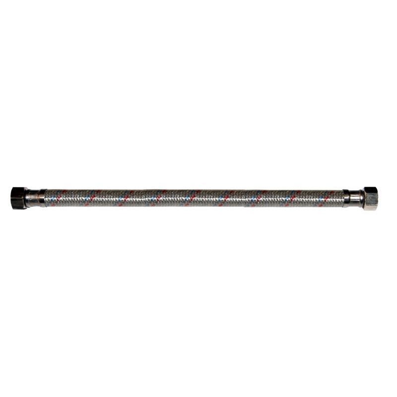 Racord flexibil apa, EPDM + tresa metalica, cu protectie PVC, 3/8" - 3/8 ", L 300 mm