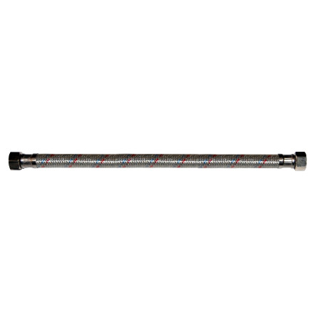 Racord flexibil apa, EPDM + tresa metalica, cu protectie PVC, 3/8" - 3/8 ", L 300 mm