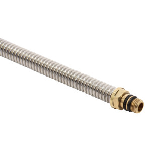 Racord flexibil apa, monocomanda, otel inoxidabil, 1/2" - 1/4 ", L 1000 mm
