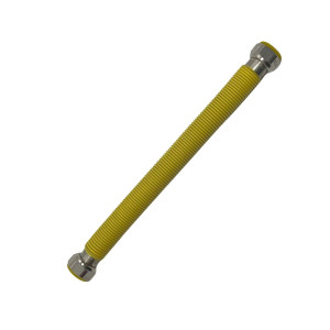 Racord flexibil gaz, extensibil, otel inoxidabil, 1/2", filet interior - interior, 300 - 510 mm