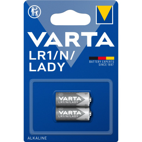 Baterie Varta Profesional LR1 / N / Lady, 1.5V, alcalina, 2 buc