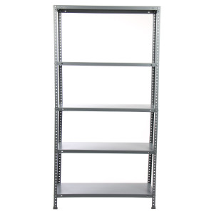 Raft metalic depozitare, Bricol 30, 180 x 90 x 30 cm, gri, 70 kg/polita