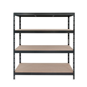 Raft metalic depozitare, Rivet 250, 180 x 160 x 60 cm, antracit, 250 kg/polita