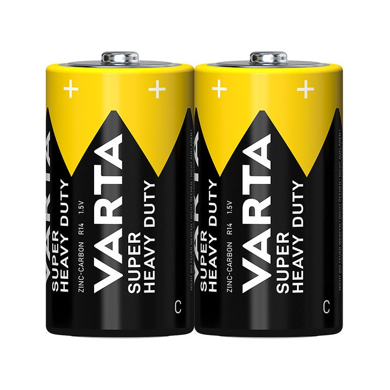 Baterie Varta Superlife 2014, C / LR14, 1.5V, zinc - carbon, 2 buc