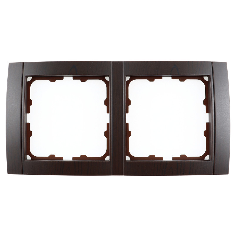 Rama Comtec Anemon MF0012-15035, 2 posturi, nuc, pentru priza / intrerupator
