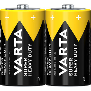 Baterie Varta Superlife 2020, D / LR20, 1.5V, zinc - carbon, 2 buc