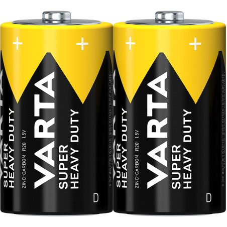 Baterie Varta Superlife 2020, D / LR20, 1.5V, zinc - carbon, 2 buc
