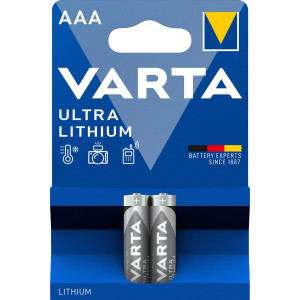 Baterie Varta Ultra Lithium 6103, AAA / R3, 1.5V, litiu, 2 buc