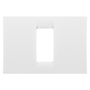 Rama Gewiss System GW22101, 1 modul, alb, pentru priza / intrerupator