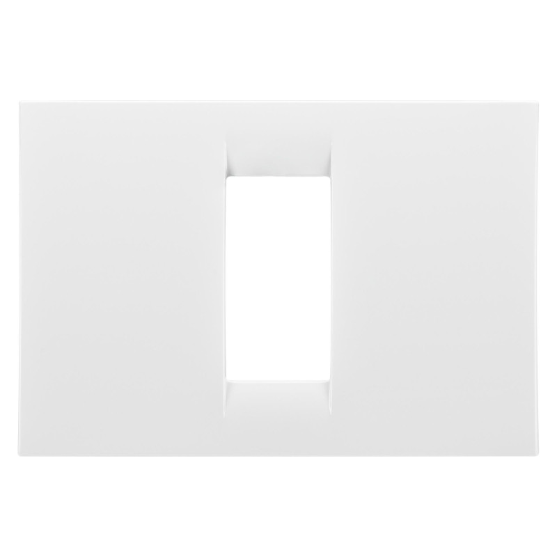 Rama Gewiss System GW22101, 1 modul, alb, pentru priza / intrerupator