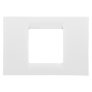 Rama Gewiss System GW22102, 2 module, alb, pentru priza / intrerupator