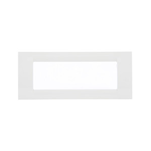 Rama Gewiss System GW22106, 6 module, alb, pentru priza / intrerupator
