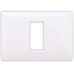 Rama Hoff BL-40801, 1 modul, alb, pentru priza / intrerupator
