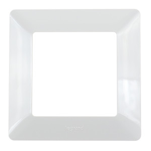 Rama Legrand Valena Life 754001, 1 post, alb, pentru priza / intrerupator