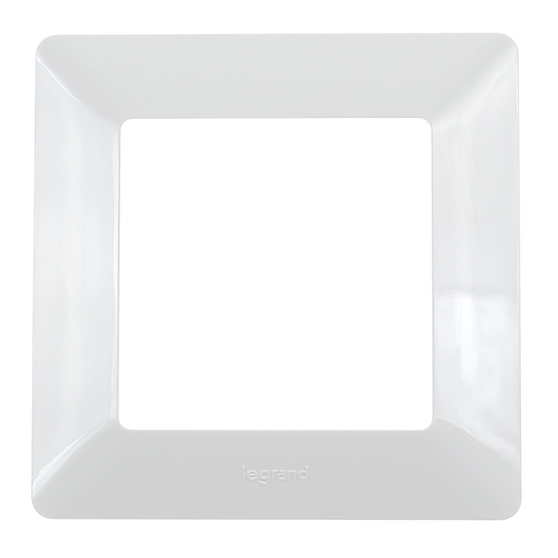 Rama Legrand Valena Life 754001, 1 post, alb, pentru priza / intrerupator