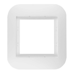 Rama Relee Elegant 51700, 1 post, alb, pentru priza / intrerupator