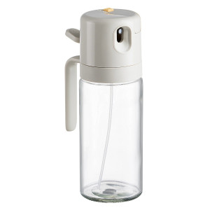 Recipient ulei / otet, AAB072, cu pulverizator, sticla transparenta, 22.8 cm, 550 ml