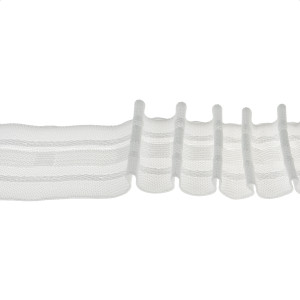 Rejansa universala 1-6818-40, bumbac, alba, 4 cm