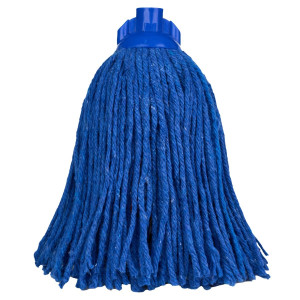 Rezerva mop bumbac, albastru, 250 g
