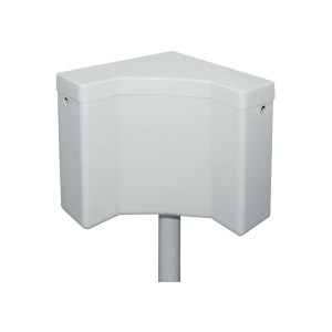 Rezervor WC semi - inaltime Eurociere Angolo, 9 L, 31 x 31 x 10.5 cm