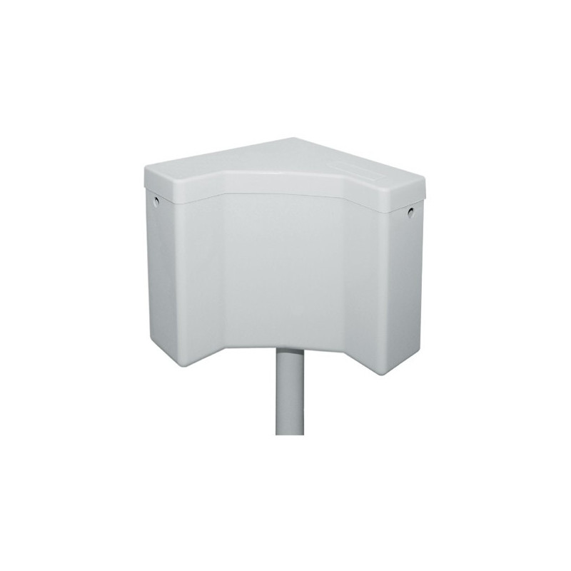 Rezervor WC semi - inaltime Eurociere Angolo, 9 L, 31 x 31 x 10.5 cm