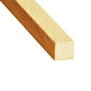Rigla nerindeluita, lemn pin, 2400 x 30 x 30 mm