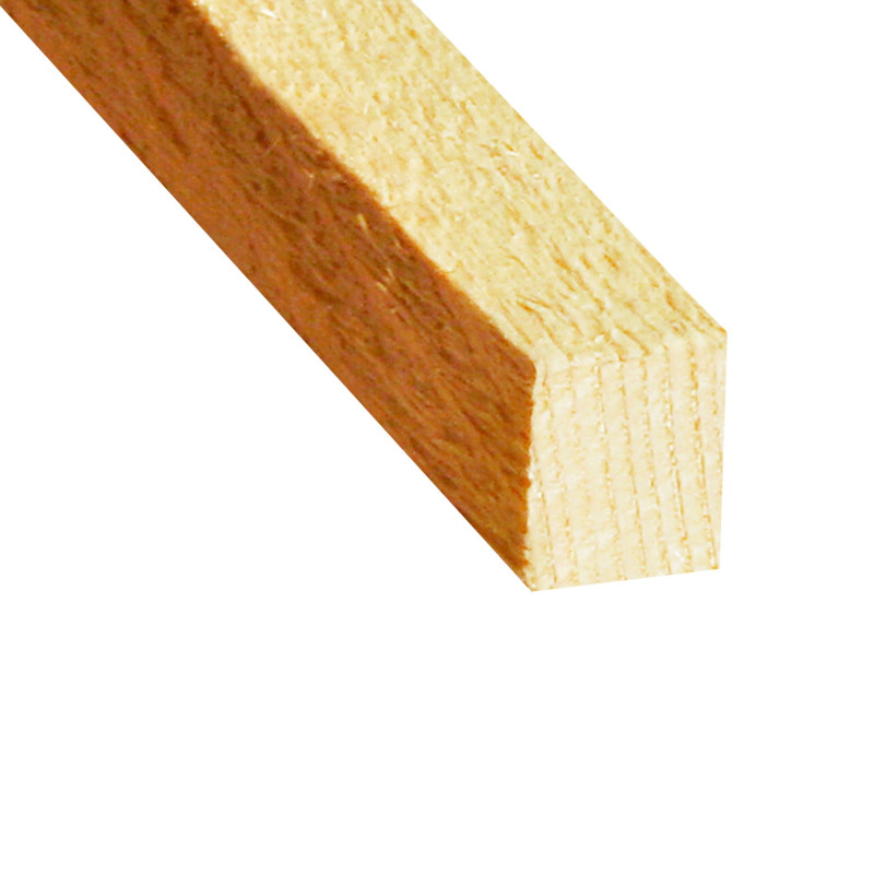 Rigla nerindeluita, lemn pin, 2400 x 40 x 30 mm