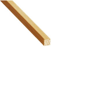Rigla rindeluita, lemn pin, 2400 x 12.5 x 12.5 mm
