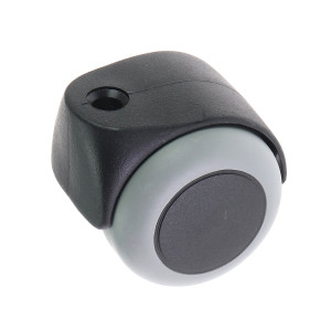 Roata pivotanta pentru mobila, din polipropilena + cauciuc, fara frana, Tente AA20PJI050L51, 50 mm, 50 kg
