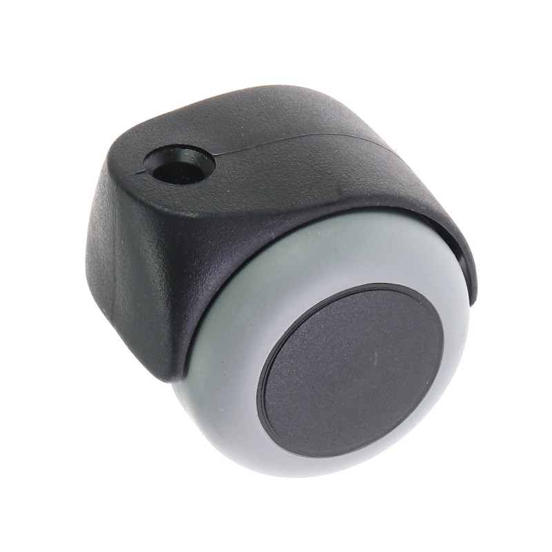 Roata pivotanta pentru mobila, din polipropilena + cauciuc, fara frana, Tente AA20PJI050L51, 50 mm, 50 kg