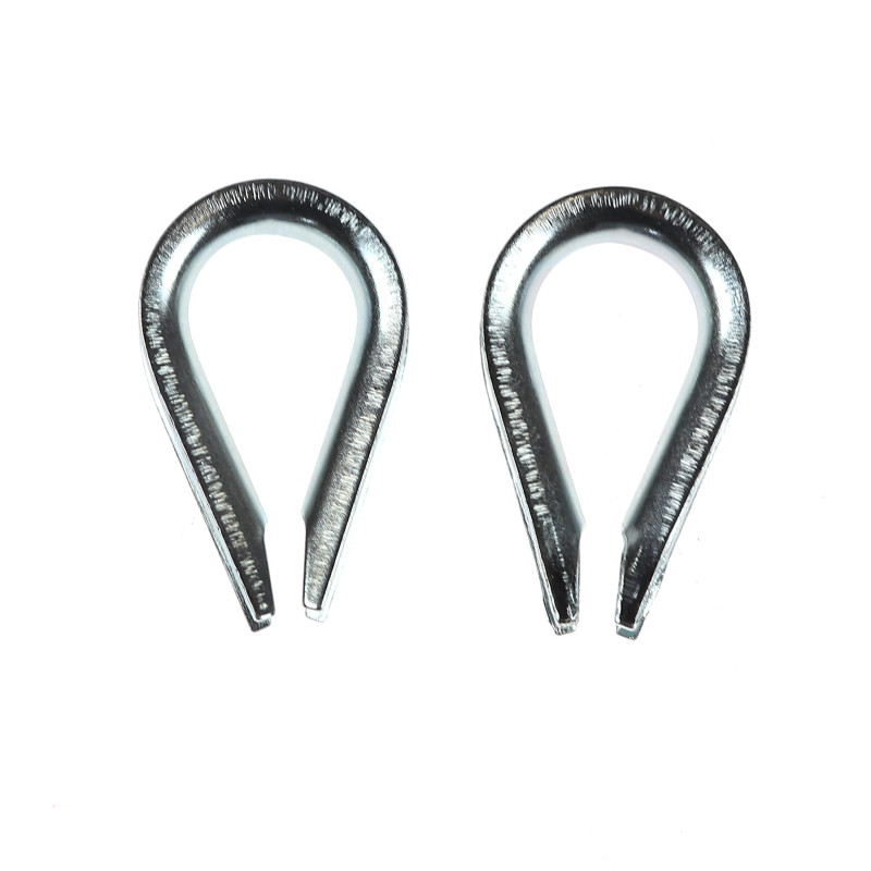 Rodanta usoara, din otel zincat, pentru cablu de otel de 5 mm, set 2 bucati