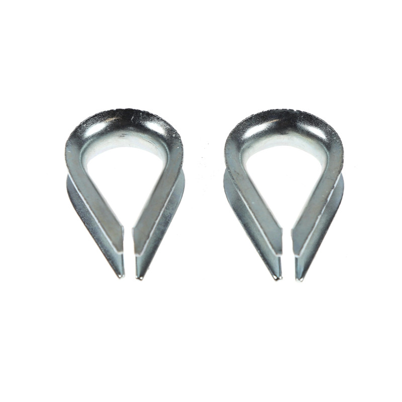 Rodanta usoara, din otel zincat, pentru cablu de otel de 6 mm, set 2 bucati