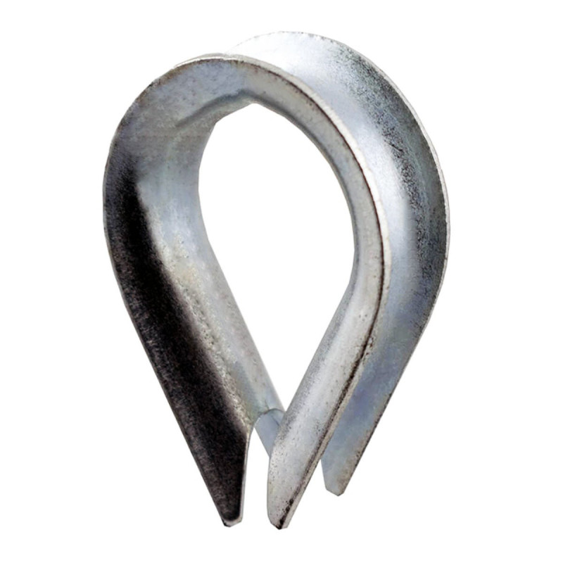 Rodanta usoara, din otel zincat, pentru cablu de otel de 6 mm