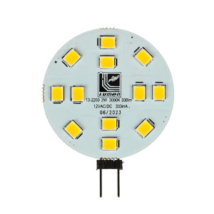 Bec LED Adeleq Lumen disc G4 2W 200lm lumina calda 3000K 12V