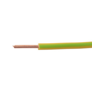 Rola conductor electric FY / H07V-U 1.5 mmp verde - galben 50 m, cupru
