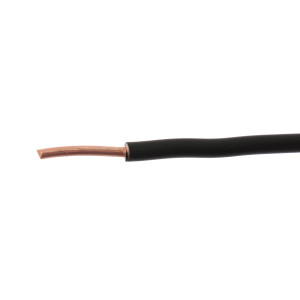 Rola conductor electric FY / H07V-U 2.5 mmp negru 50 m, cupru