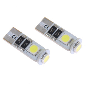 Bec LED auto SMD de pozitie Canbus Carguard CAN104, T10, 3 W, 60 lm, 12 V, set 2 bucati