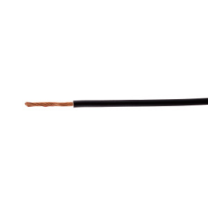 Rola conductor electric MYF / H07V-K 2.5 mmp negru, 50 m, cupru