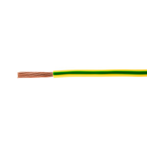 Rola conductor electric MYF / H07V-K 4 mmp galben / verde, 25 m, cupru