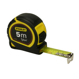 Ruleta cu banda metalica, cu blocare, Stanley Tylon 1-30-697, 5 m