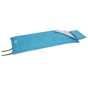 Sac de dormit, simplu, Bestway Evade 10 68100, 3 anotimpuri, primavara - vara - toamna, poliester, 3 - 8 grade Celsius, albastru