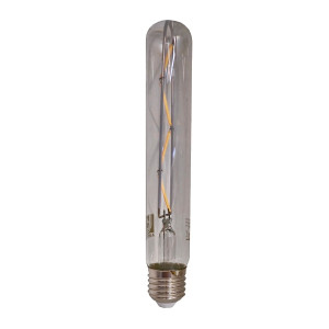 Bec LED decorativ Adeleq Lumen 13-27826009 tubular T125 E27 6W 600lm lumina calda 2200 K, dimabil, auriu