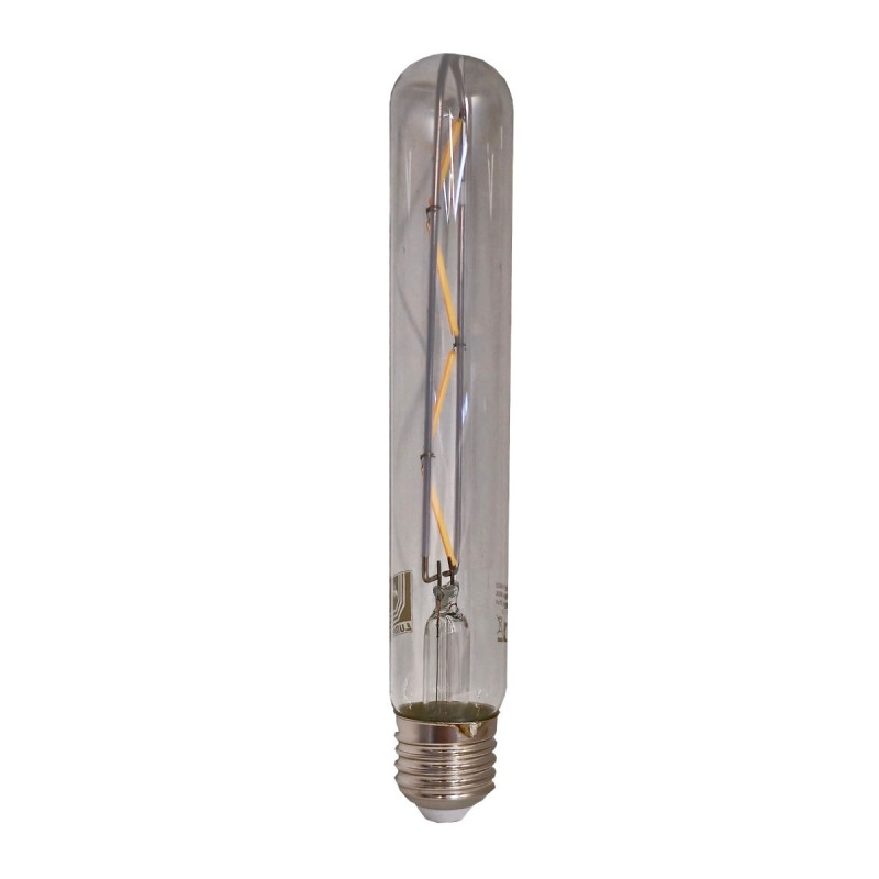Bec LED decorativ Adeleq Lumen 13-27826009 tubular T125 E27 6W 600lm lumina calda 2200 K, dimabil, auriu