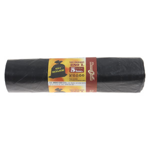 Saci menajeri / gunoi Bronx - Exim, negru, 115 x 135 cm, 280L, 5 buc