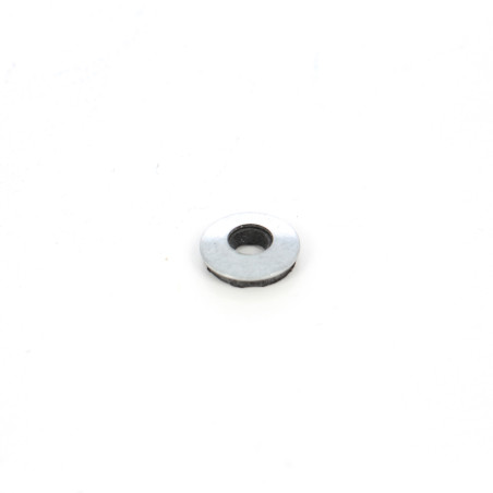 Saiba plata din otel zincat alb + cauciuc, pentru etansare, 6.3 x 16 mm