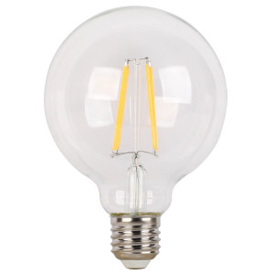Bec LED filament Hoff glob G95 E27 6W 790lm lumina calda 2700 K