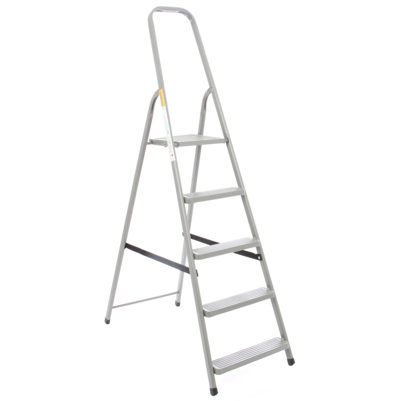 Scara otel, 1 x 5 trepte, inaltime 1.73 m, 125 kg