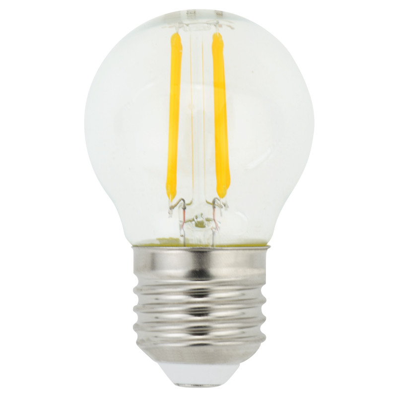 Bec LED filament Hoff mini G45 E27 4.9W 620lm lumina neutra 4000 K