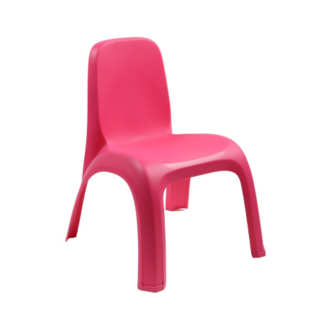 Scaun copii Kids, pentru gradina, plastic, roz, 43 x 39 x 53 cm